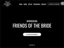 Tablet Screenshot of friendsofthebrideband.co.uk